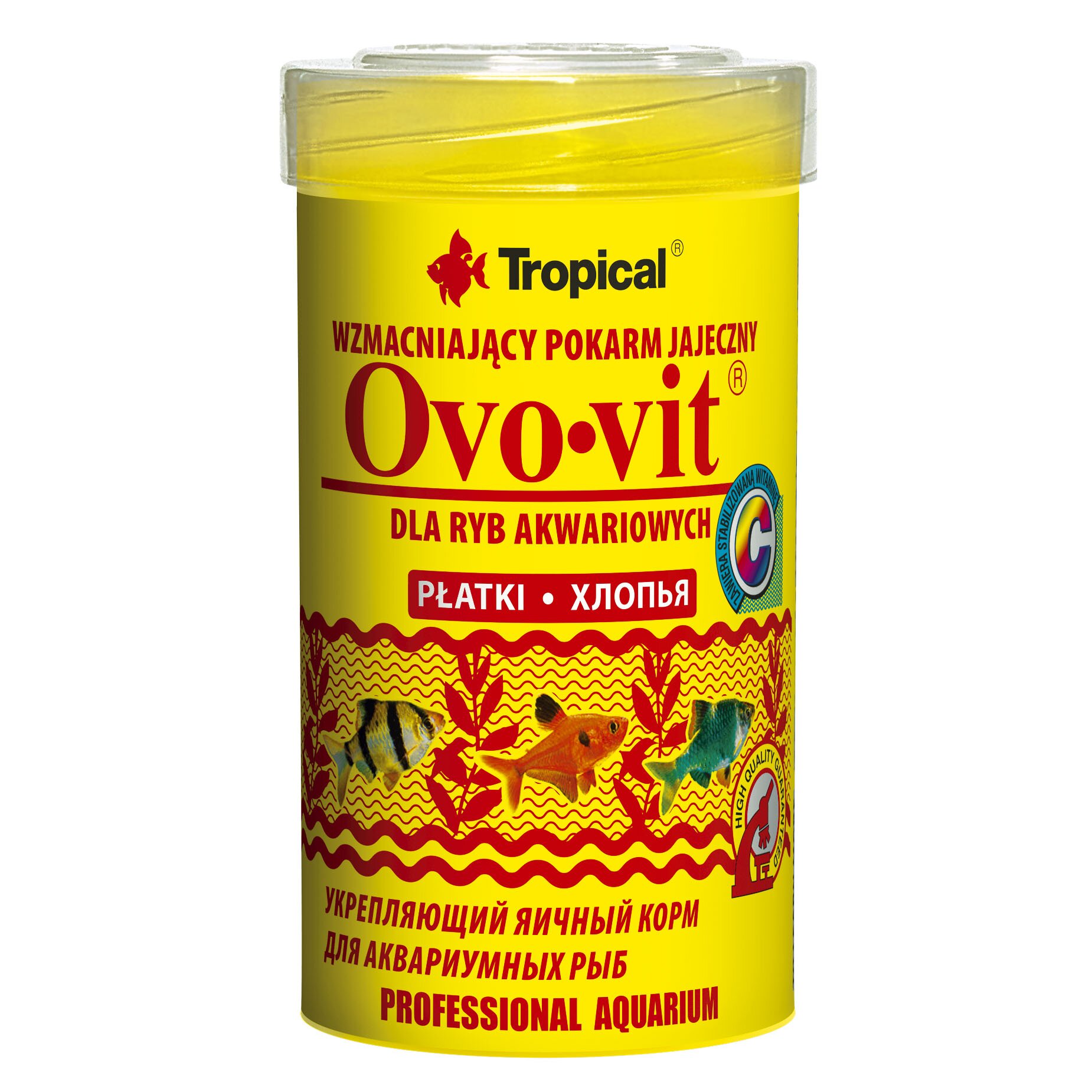 Сухой корм для аквариумных рыб Tropical в хлопьях «Ovo-Vit» 100 мл (для всех аквариумных рыб) Сухой корм для аквариумных рыб Tropical в хлопьях «Ovo-Vit» 100 мл (для всех аквариумных рыб)