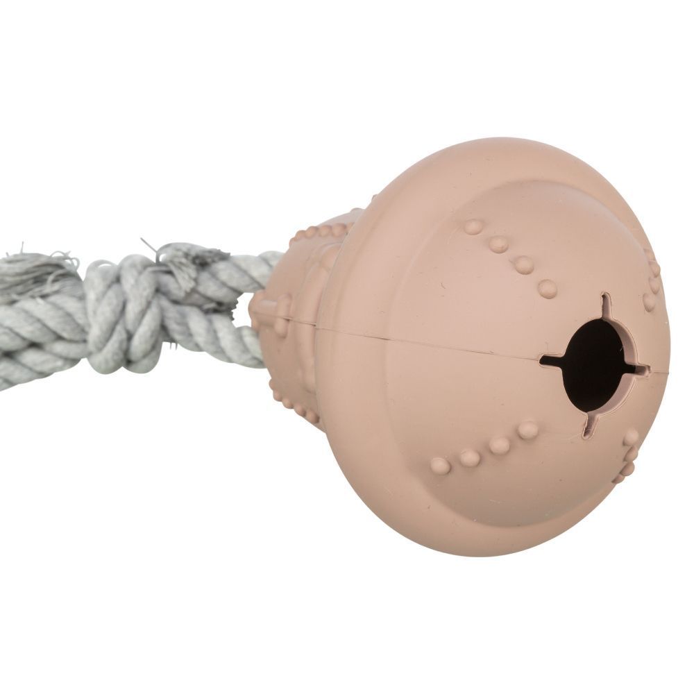 Trixie Bell on Rope іграшка для собак 36 см - бежевий
