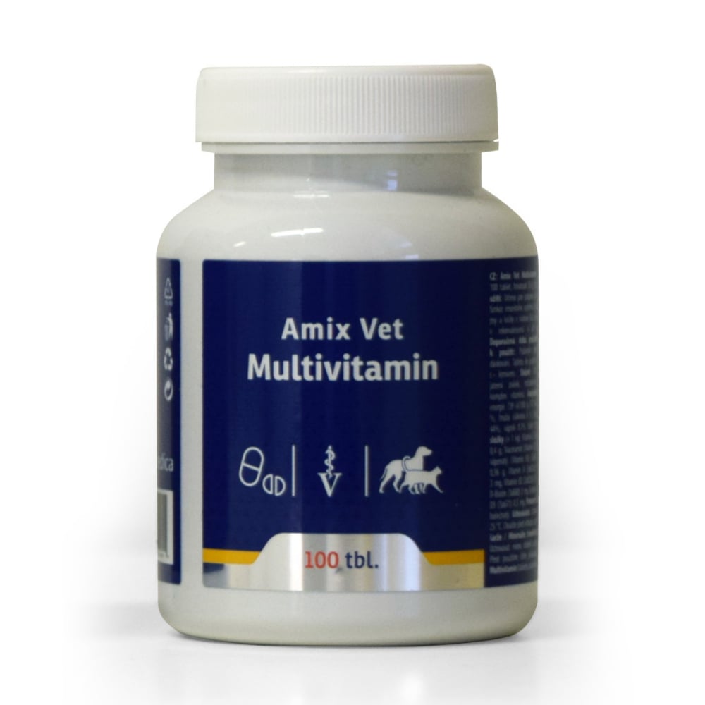 Таблетки Amix Vet Multivitamin для иммунитета собак и кошек 100 шт