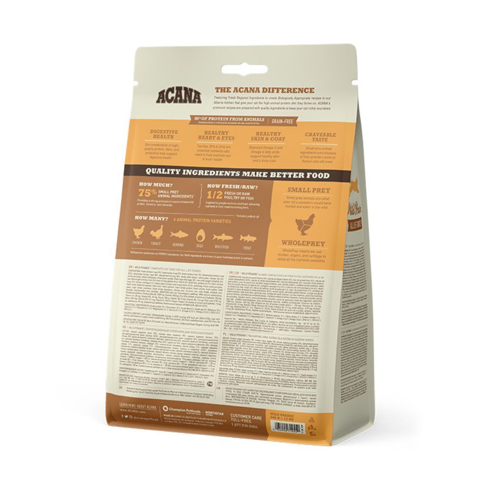 Сухий корм для котів Acana Wild Prairie 340 г - асорті