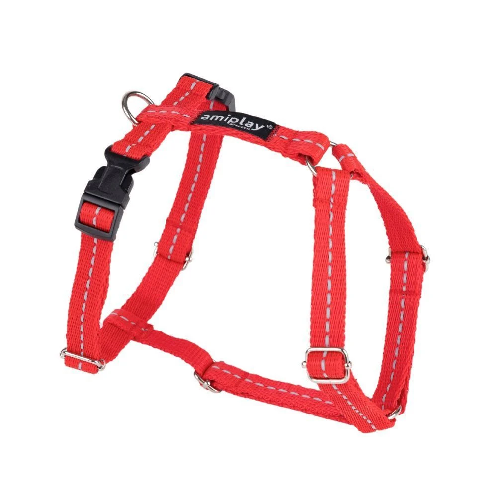 Amiplay Reflective Guard шлея для собак S - красный Amiplay Reflective Guard шлея для собак S - красный