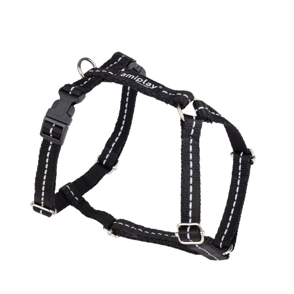 Amiplay Reflective Guard шлея для собак S - черный Amiplay Reflective Guard шлея для собак S - черный