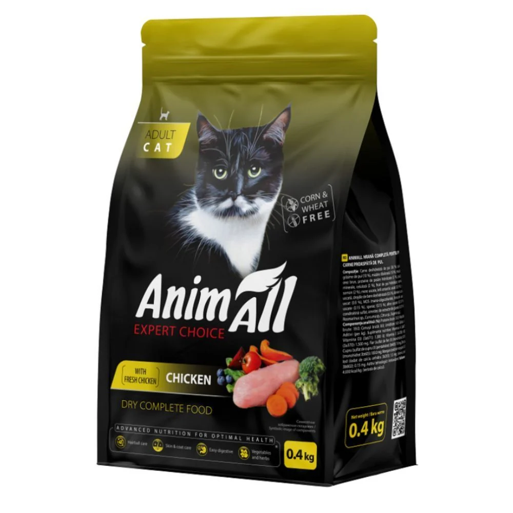 Сухий корм для котів AnimAll Adult 400 г - курка