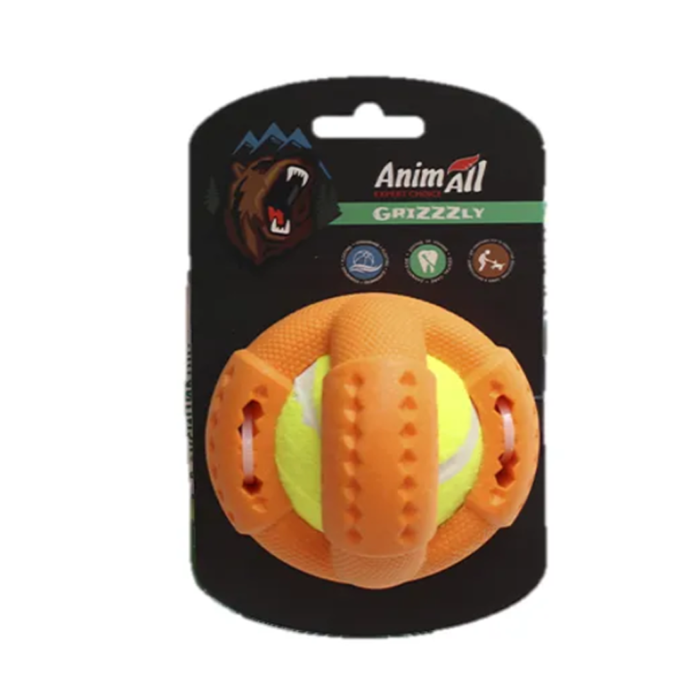 AnimAll GrizZzly іграшка для собак тенісний м'яч S - помаранчевий AnimAll GrizZzly іграшка для собак тенісний м'яч S - помаранчевий