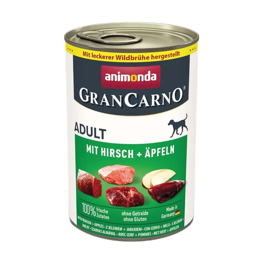 Влажный корм для собак Animonda GranCarno Adult 400 г - говядина, оленина и яблоко Влажный корм для собак Animonda GranCarno Adult 400 г - говядина, оленина и яблоко