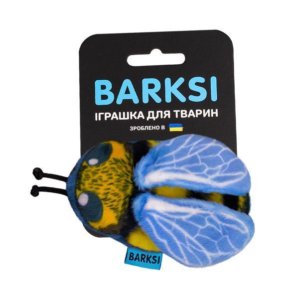 Barksi Бджілка іграшка для котів 10x6 см - різнокольоровий Barksi Бджілка іграшка для котів 10x6 см - різнокольоровий