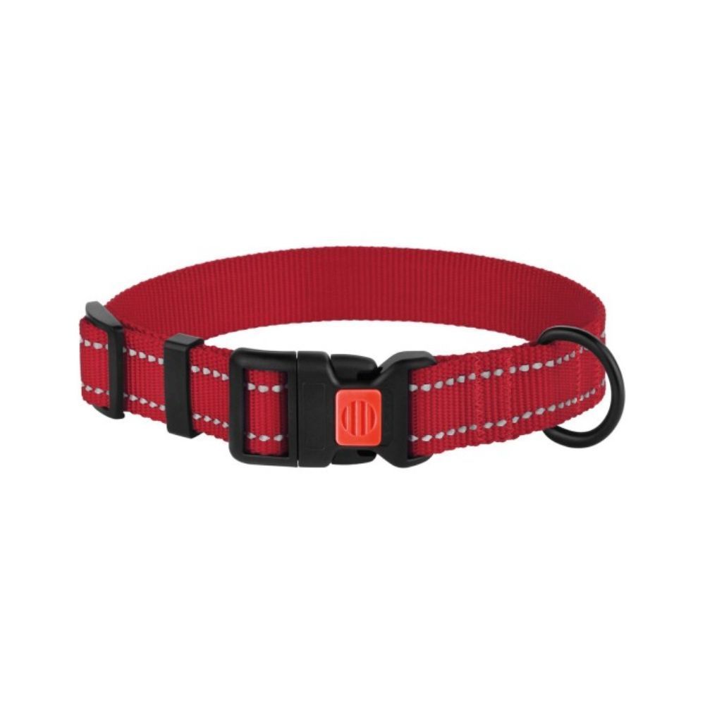 Barksi BronzeDog Active нейлоновий нашийник для собак S - червоний Barksi BronzeDog Active нейлоновий нашийник для собак S - червоний