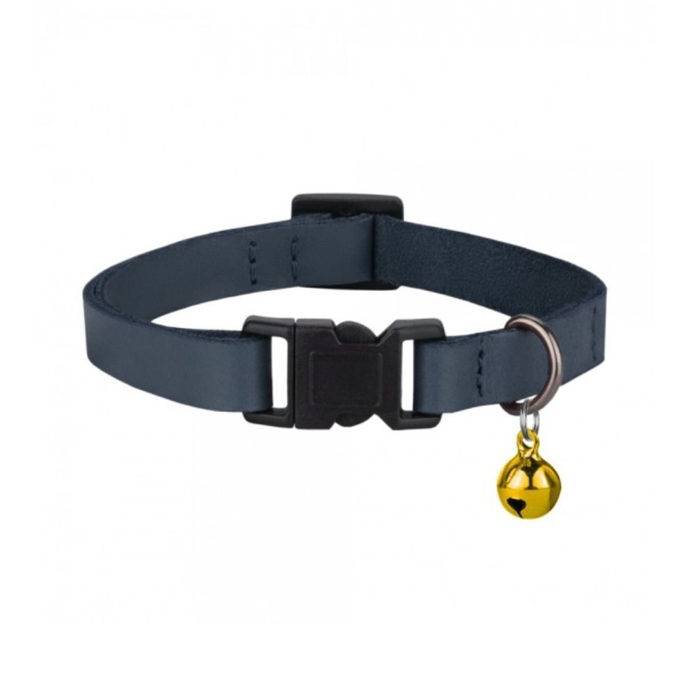 Barksi BronzeDog Crazy шкіряний нашийник для котів XS - синій Barksi BronzeDog Crazy шкіряний нашийник для котів XS - синій