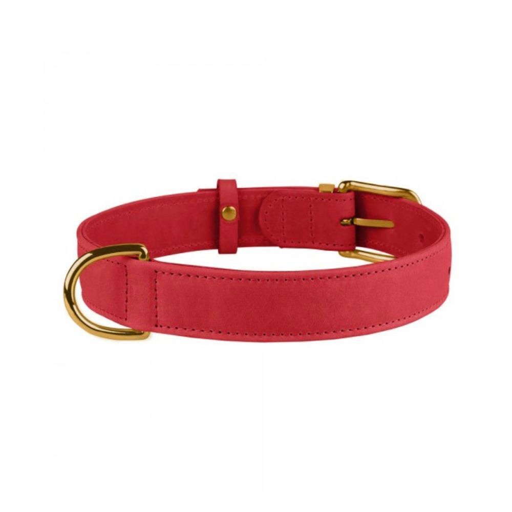 Barksi BronzeDog Crazy шкіряний нашийник для собак XXS - червоний Barksi BronzeDog Crazy шкіряний нашийник для собак XXS - червоний