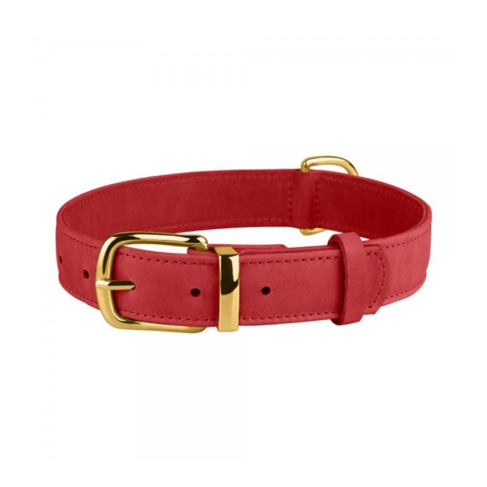 Barksi BronzeDog Crazy шкіряний нашийник для собак XXS - червоний Barksi BronzeDog Crazy шкіряний нашийник для собак XXS - червоний