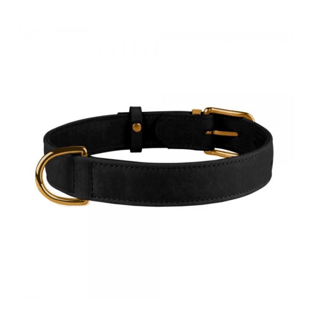Barksi BronzeDog Crazy шкіряний нашийник для собак XXS - чорний Barksi BronzeDog Crazy шкіряний нашийник для собак XXS - чорний