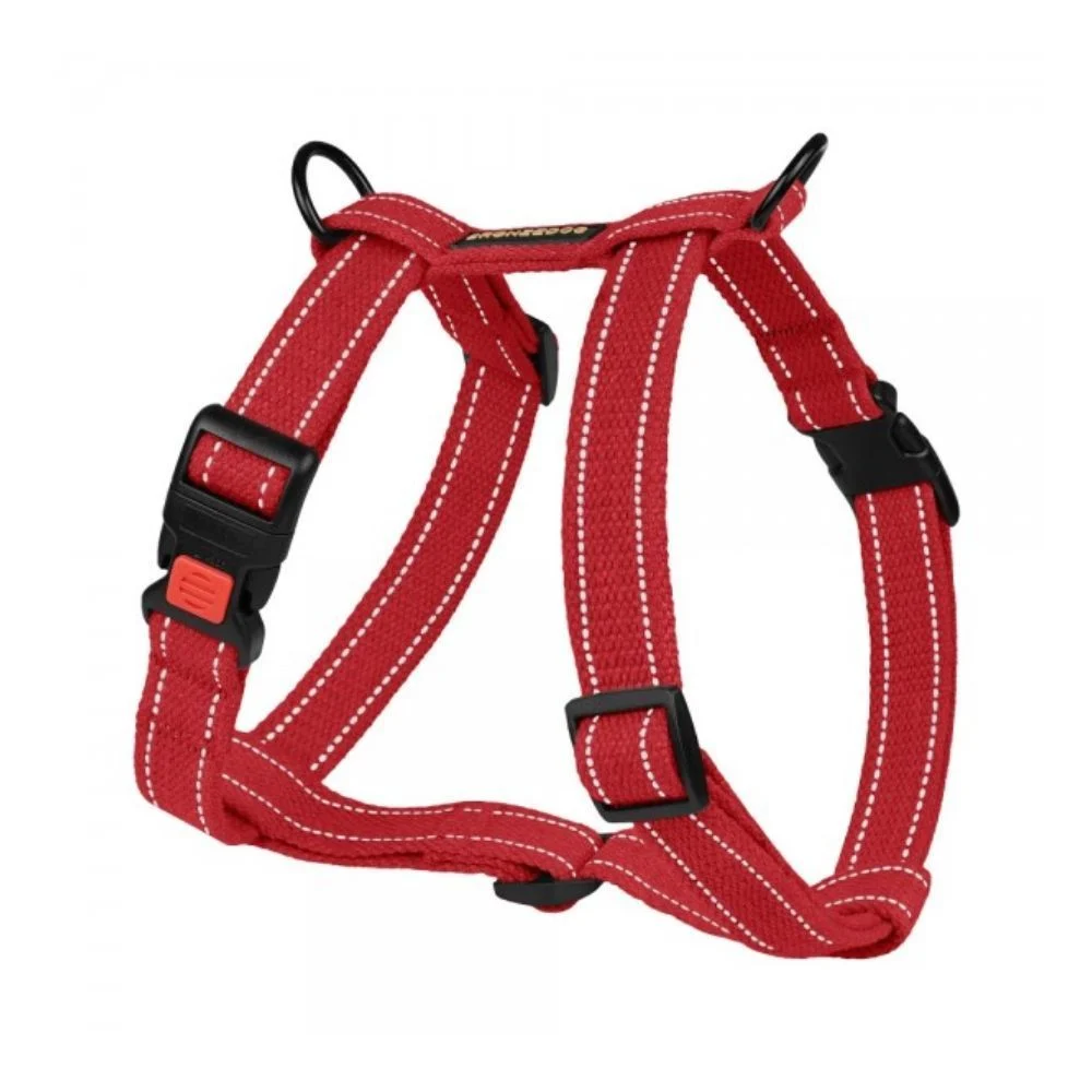 Barksi BronzeDog Cotton Н шлейка для собак S - красный Barksi BronzeDog Cotton Н шлейка для собак S - красный
