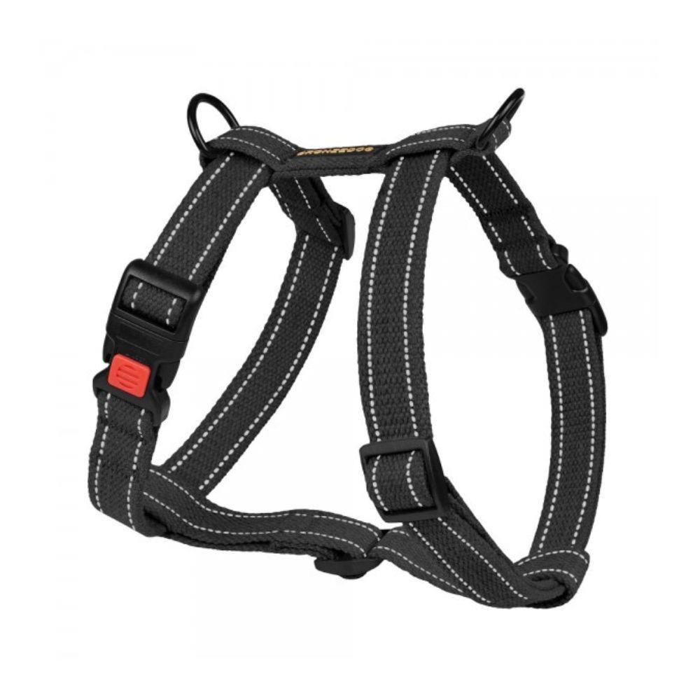 Barksi BronzeDog Cotton Н шлея для собак S - чорний Barksi BronzeDog Cotton Н шлея для собак S - чорний