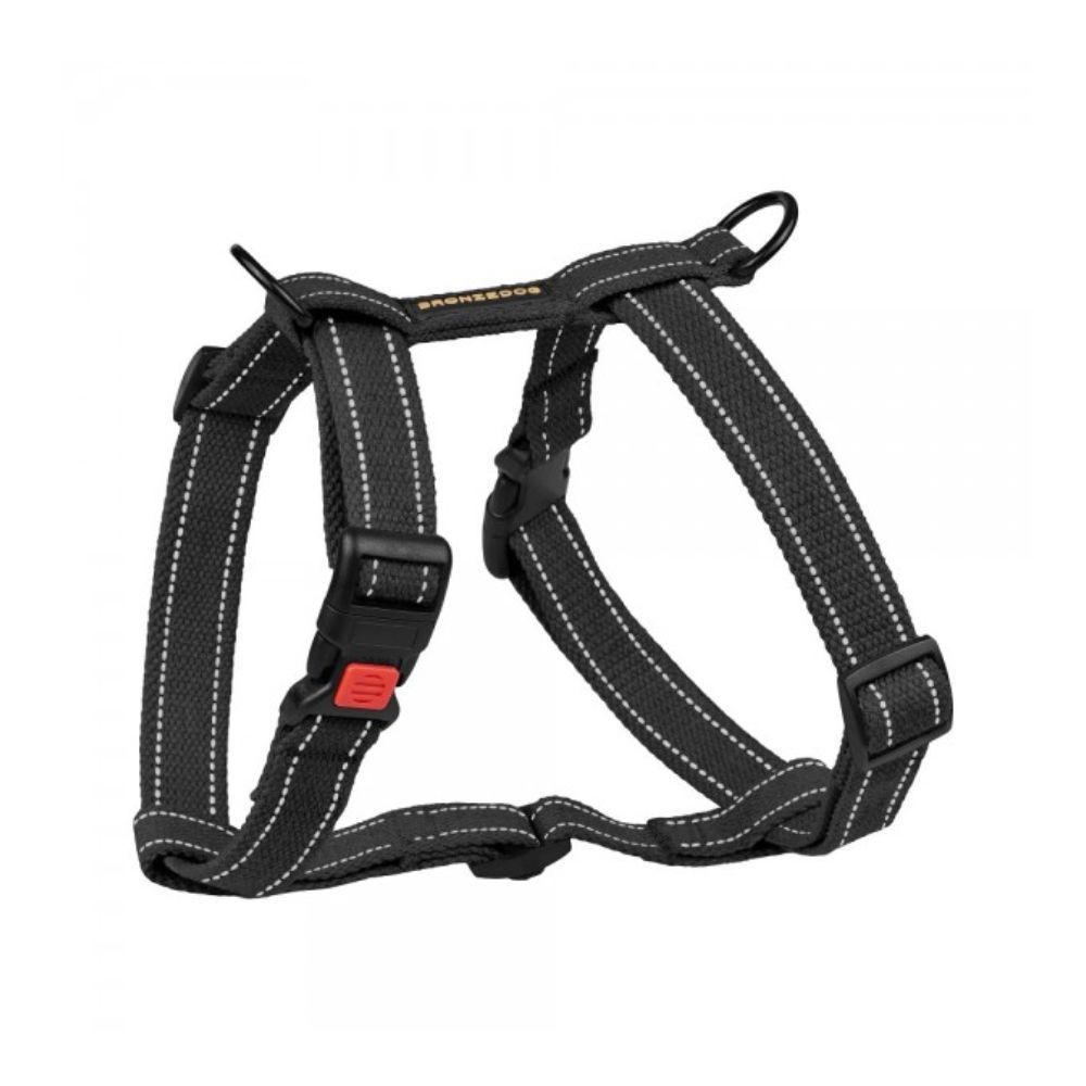 Barksi BronzeDog Cotton Н шлея для собак S - чорний Barksi BronzeDog Cotton Н шлея для собак S - чорний