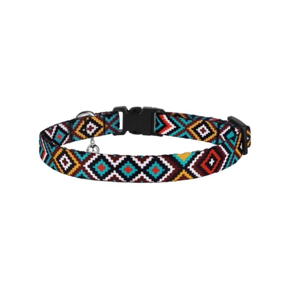 Barksi Urban Гуцульський нейлоновий нашийник для котів XS - різнокольоровий Barksi Urban Гуцульський нейлоновий нашийник для котів XS - різнокольоровий
