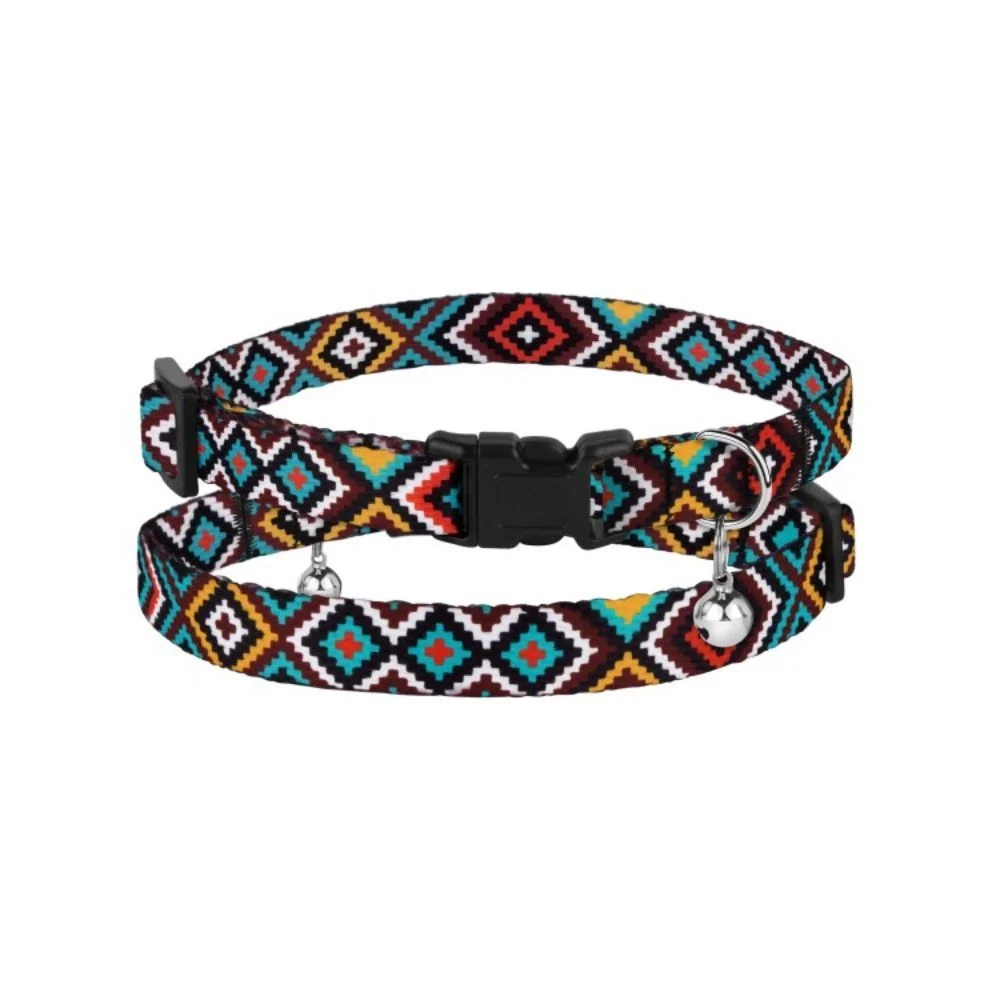 Barksi Urban Гуцульський нейлоновий нашийник для котів XS - різнокольоровий Barksi Urban Гуцульський нейлоновий нашийник для котів XS - різнокольоровий