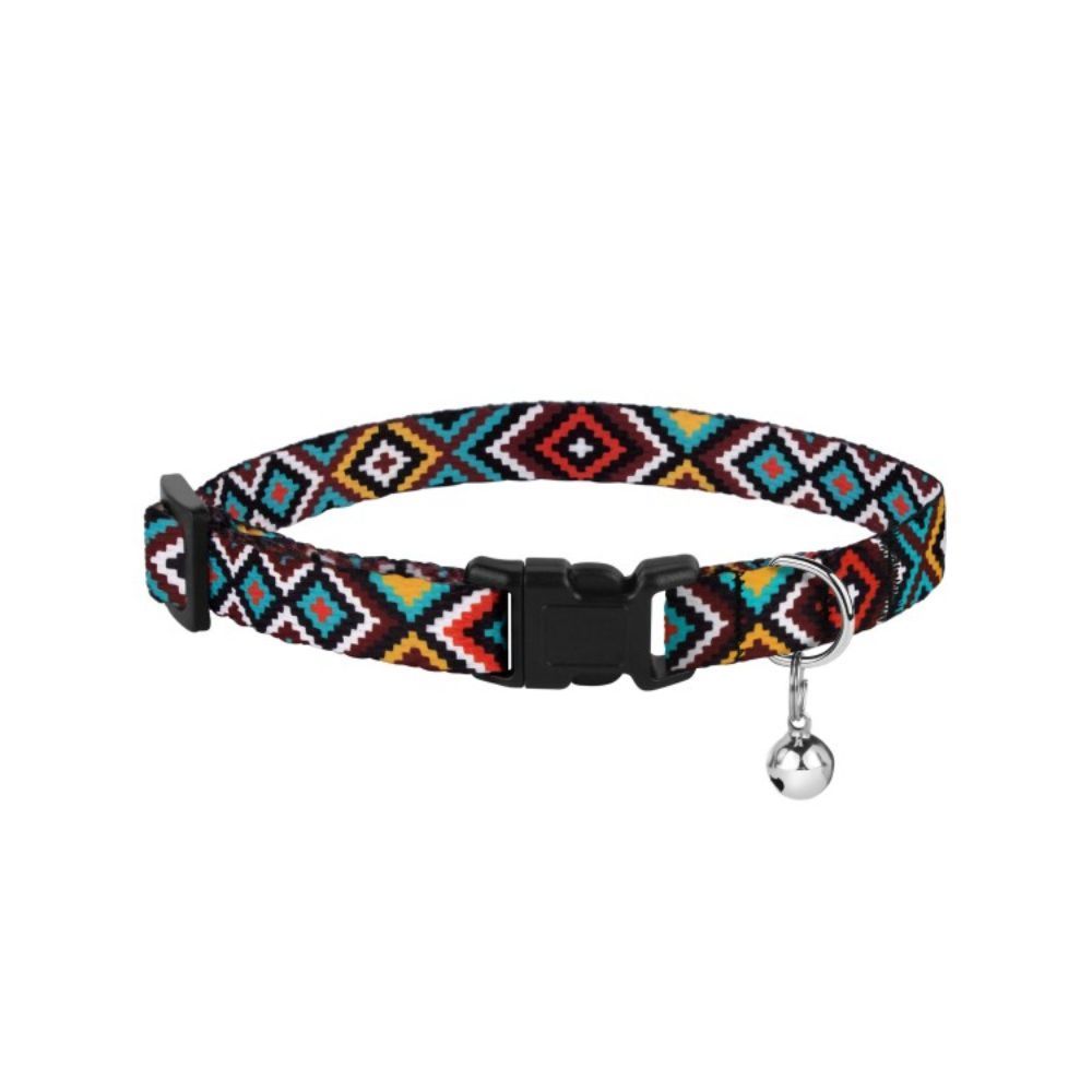 Barksi Urban Гуцульський нейлоновий нашийник для котів XS - різнокольоровий Barksi Urban Гуцульський нейлоновий нашийник для котів XS - різнокольоровий