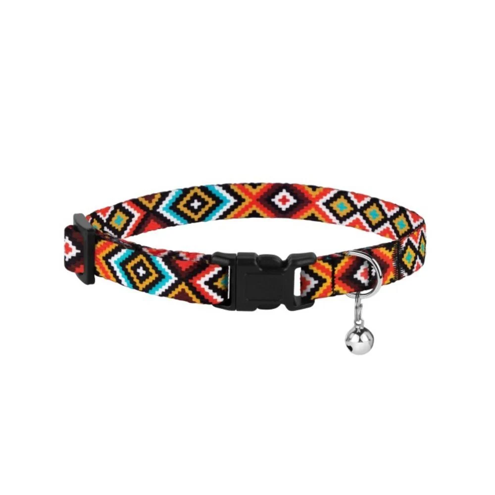 Barksi Urban Гуцульський нейлоновий нашийник для котів XS - різнокольоровий Barksi Urban Гуцульський нейлоновий нашийник для котів XS - різнокольоровий