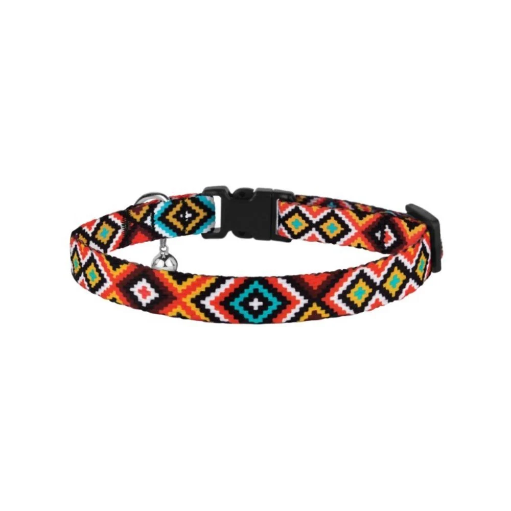Barksi Urban Гуцульський нейлоновий нашийник для котів XS - різнокольоровий Barksi Urban Гуцульський нейлоновий нашийник для котів XS - різнокольоровий