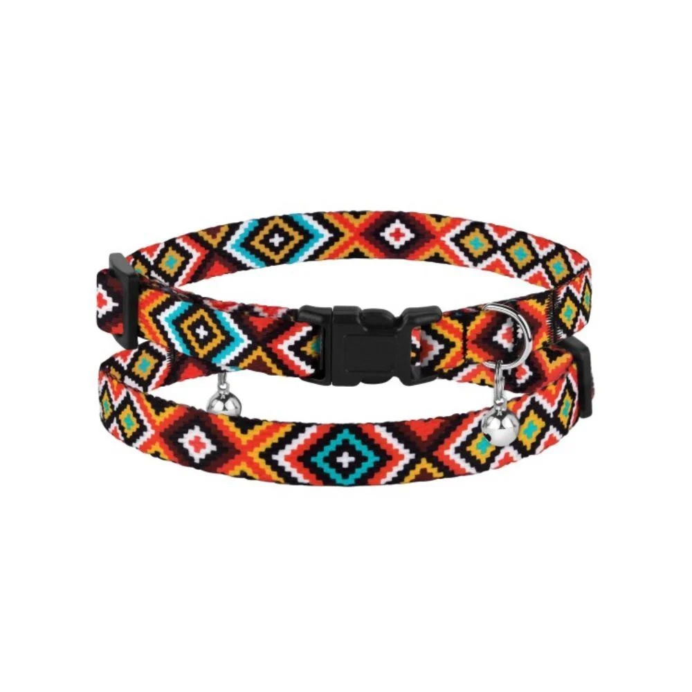 Barksi Urban Гуцульський нейлоновий нашийник для котів XS - різнокольоровий Barksi Urban Гуцульський нейлоновий нашийник для котів XS - різнокольоровий