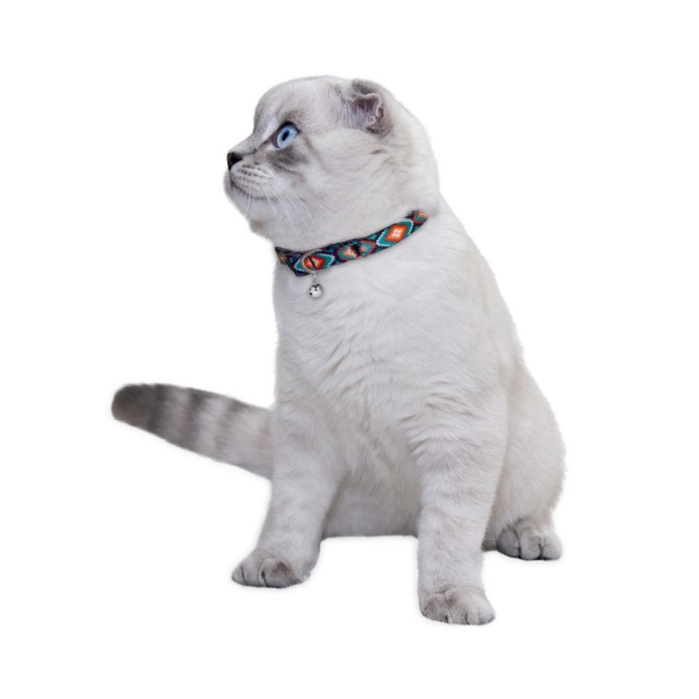 Barksi Urban Ромби нейлоновий нашийник для котів XS - різнокольоровий