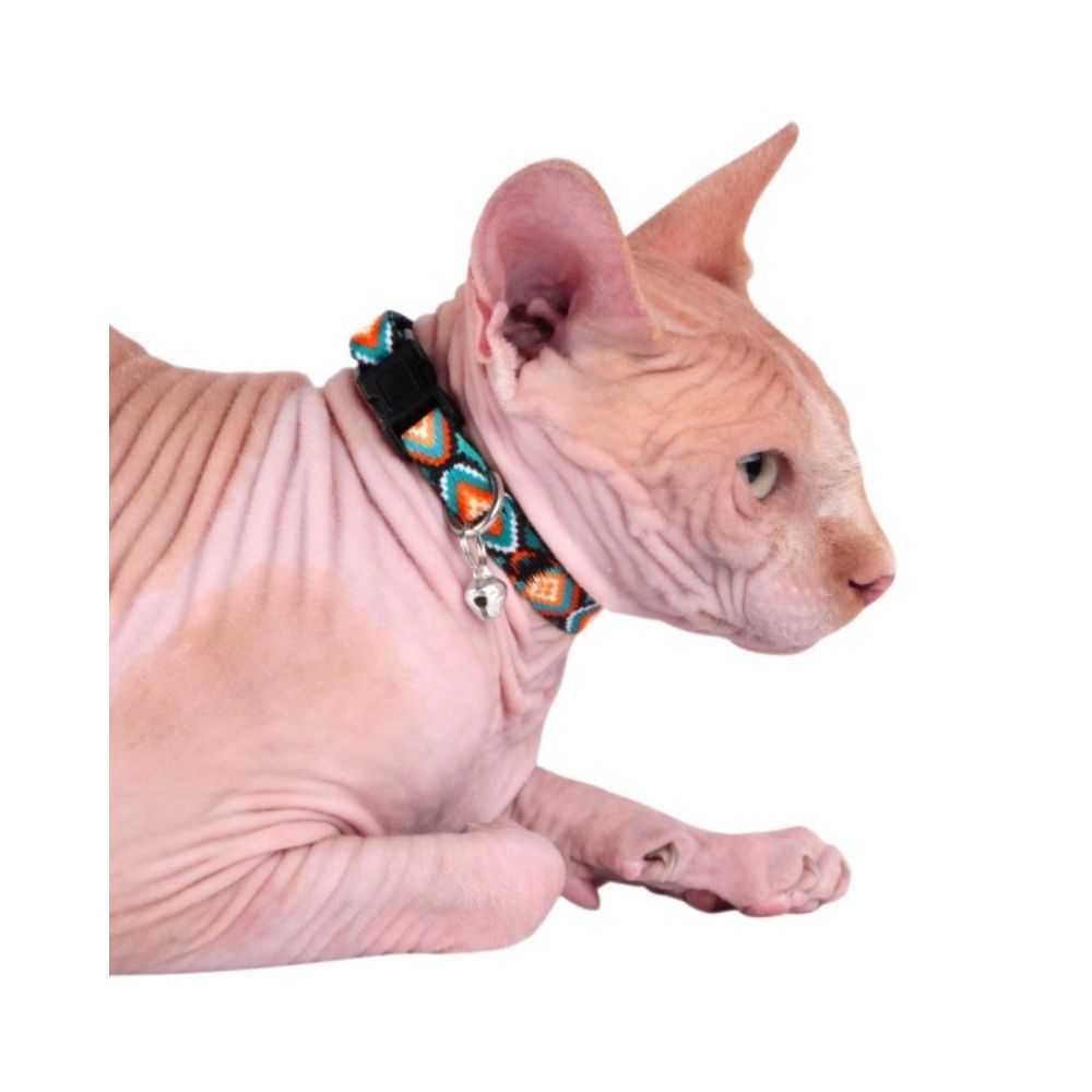 Barksi Urban Ромби нейлоновий нашийник для котів XS - різнокольоровий
