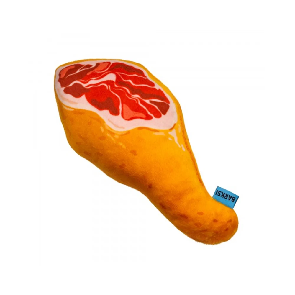 Іграшка для собак Barksi Окіст з пискавкою 22х9 см - помаранчевий Іграшка для собак Barksi Окіст з пискавкою 22х9 см - помаранчевий