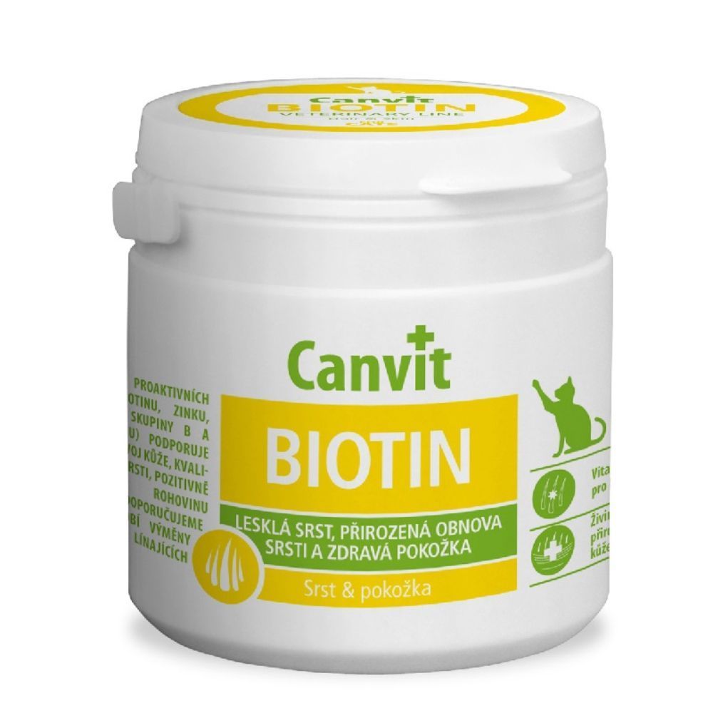 Биотиновый комплекс для кошек Canvit Biotin 100 г Биотиновый комплекс для кошек Canvit Biotin 100 г