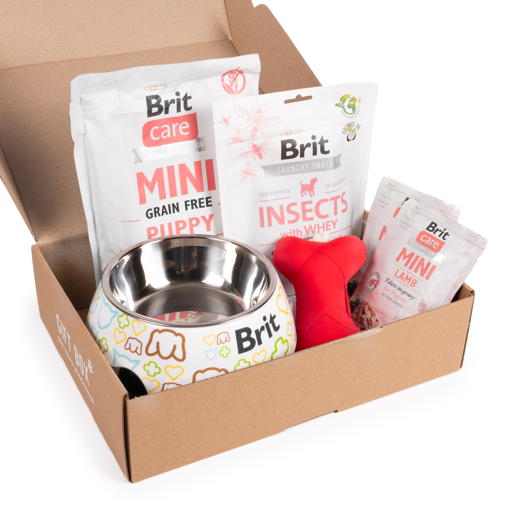 Набір для цуценят Brit Care Gift Box mini Puppy 770 г - асорті