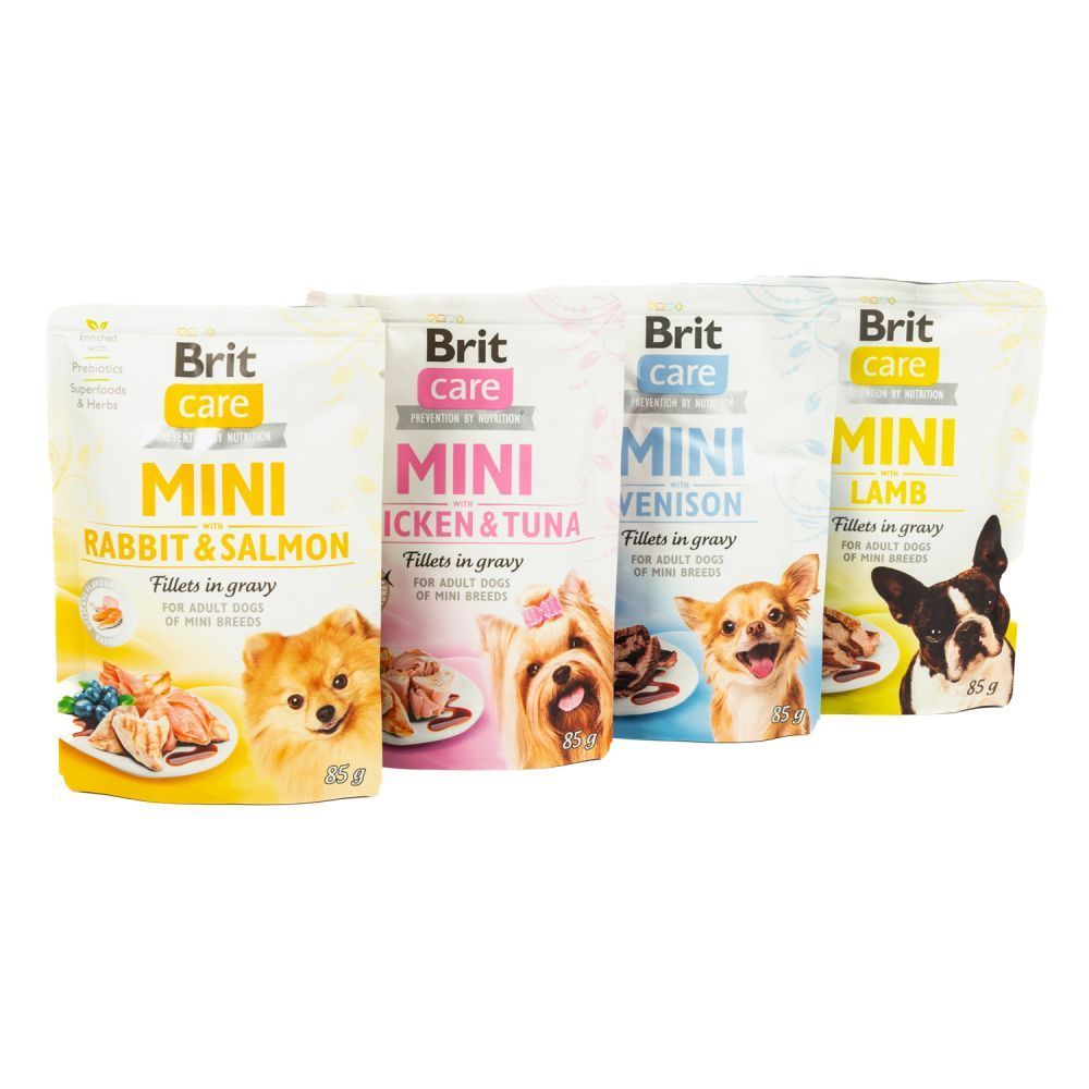 Набір вологого корму для собак Brit Care Mini 3+1 4 шт х 85 г