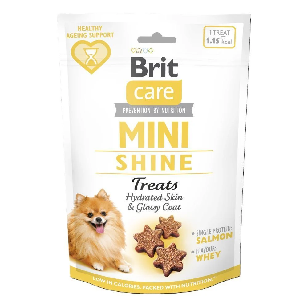 Лакомства для собак Brit Care Mini Shine Treats 50 г - лосось Лакомства для собак Brit Care Mini Shine Treats 50 г - лосось