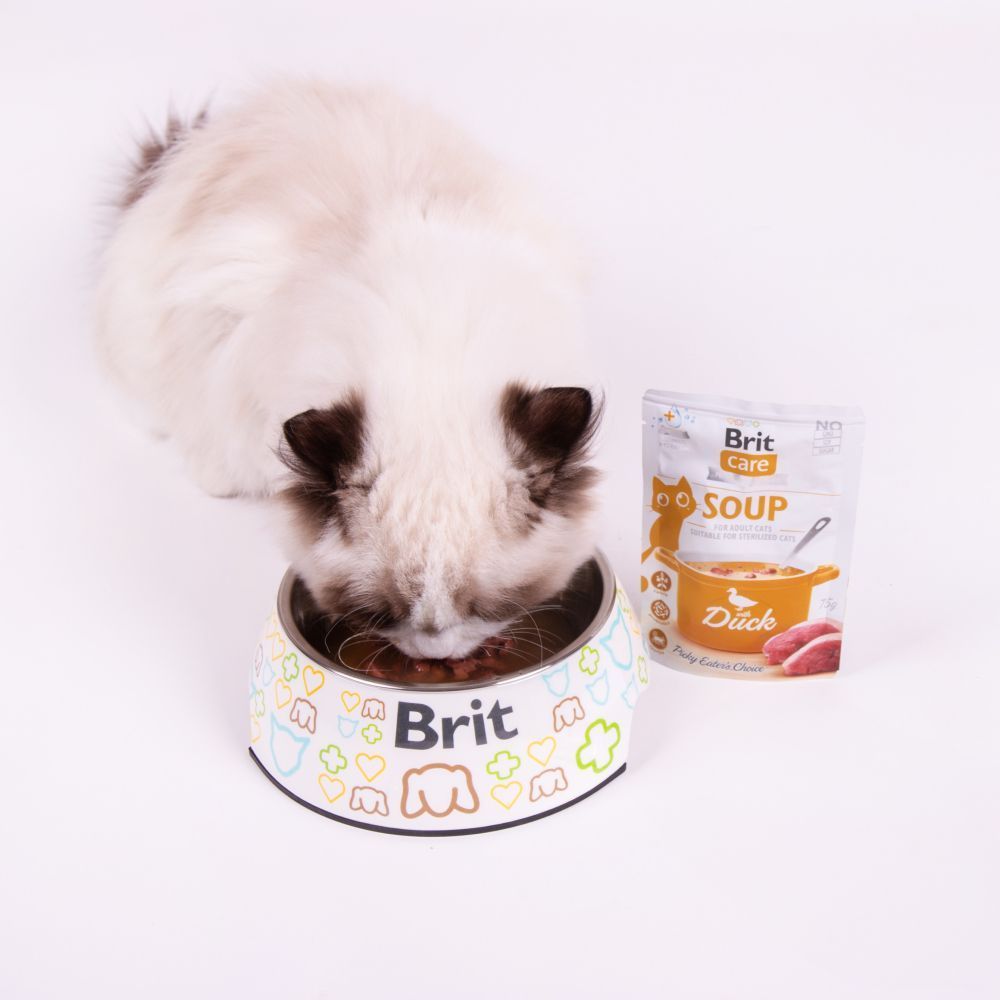 Brit Care Soup pouch влажный корм для кошек 75 г - утка