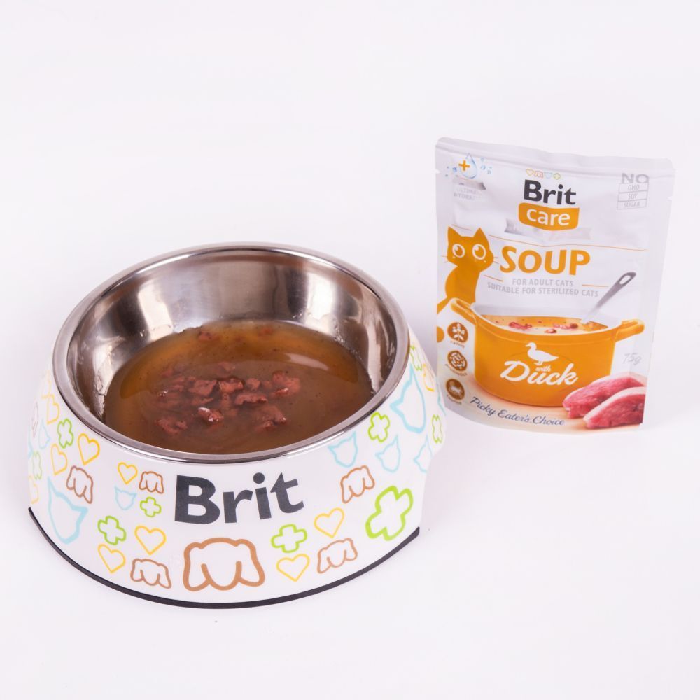 Brit Care Soup pouch влажный корм для кошек 75 г - утка