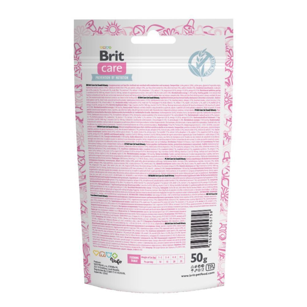 Ласощі для котів Brit Care Urinary 50 г - індичка, журавлина та розмарин Ласощі для котів Brit Care Urinary 50 г - індичка, журавлина та розмарин