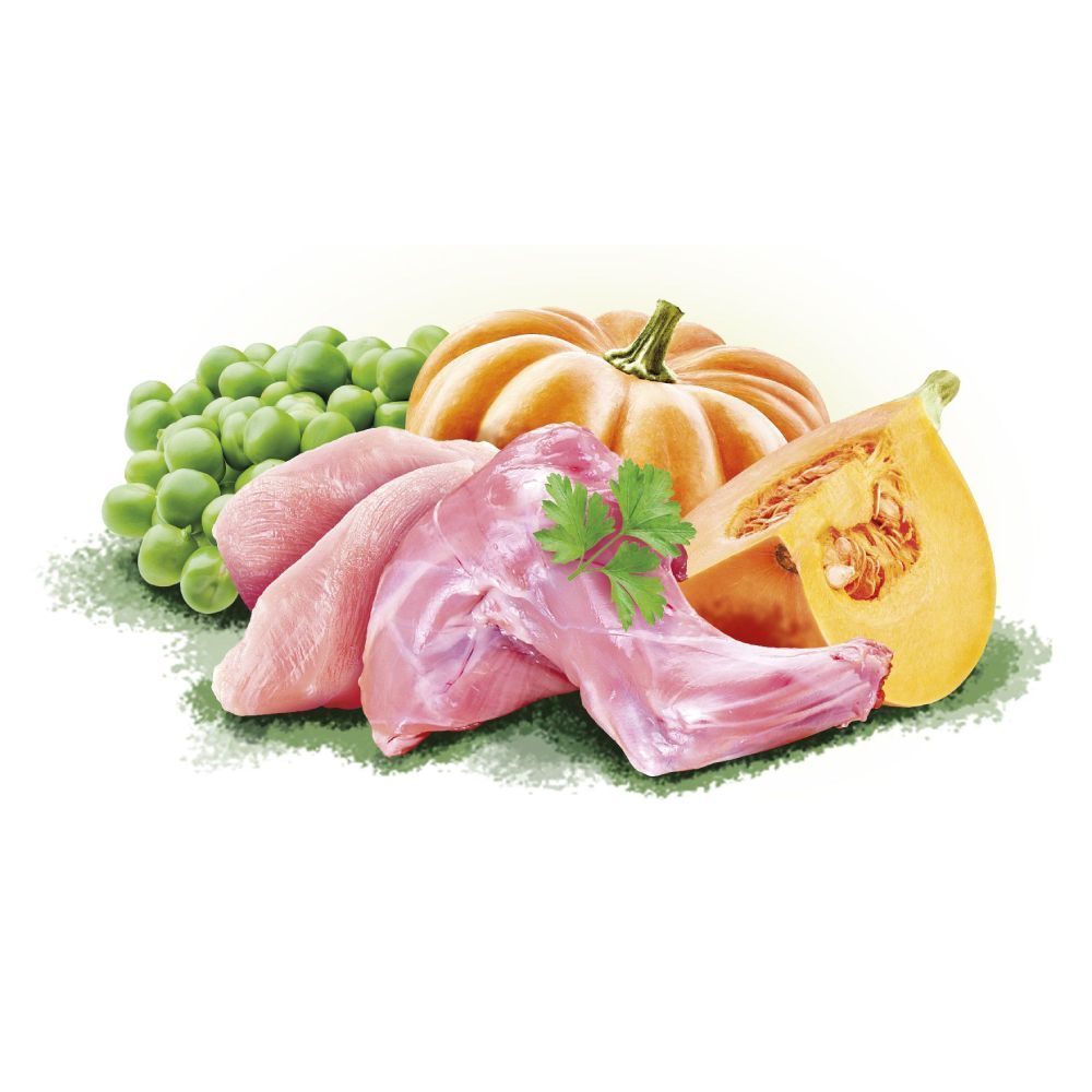 Вологий корм для собак Brit Mono Protein Christmas 400 г - кролик