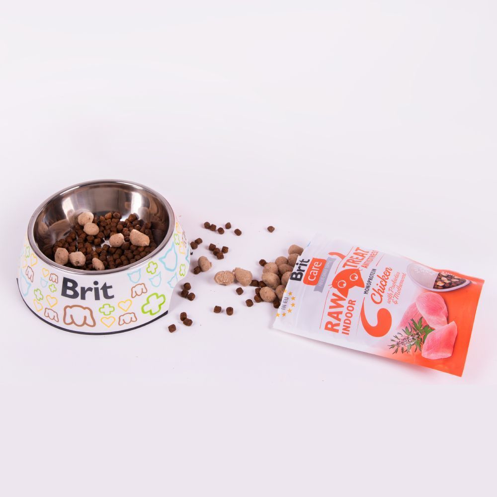 Ласощі для котів Brit Raw Treat Indoor & Antistress 40 г - курка Ласощі для котів Brit Raw Treat Indoor & Antistress 40 г - курка