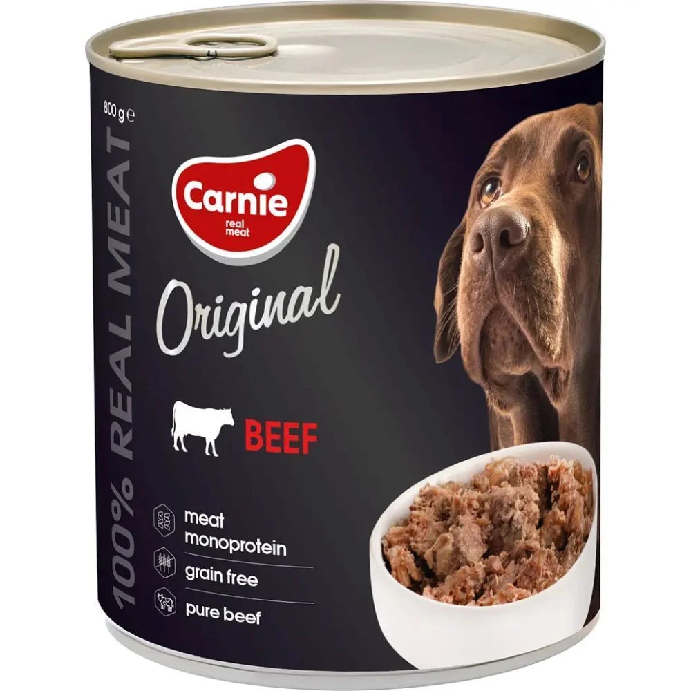 Вологий корм для собак Carnie Original Mono Protein 800 г - яловичина Вологий корм для собак Carnie Original Mono Protein 800 г - яловичина