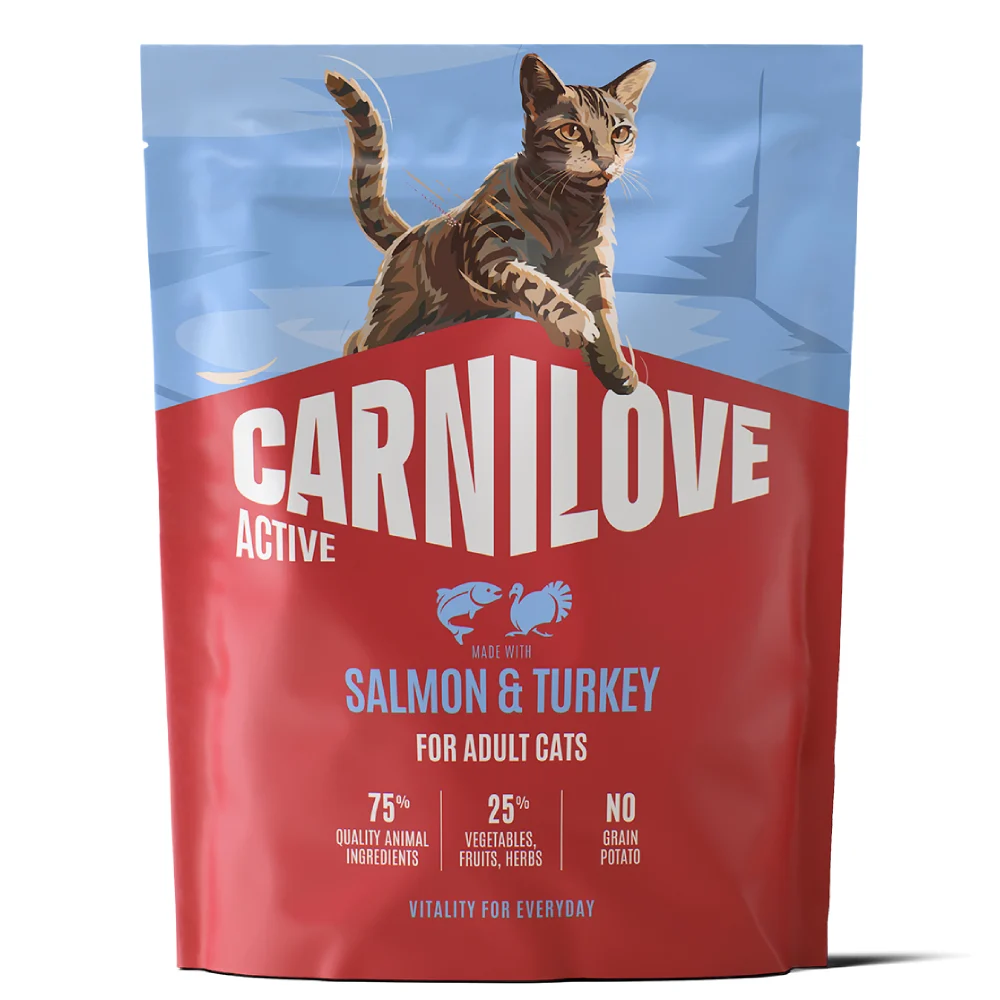Сухий корм для котів Carnilove Active 400 г - лосось та індичка Сухий корм для котів Carnilove Active 400 г - лосось та індичка