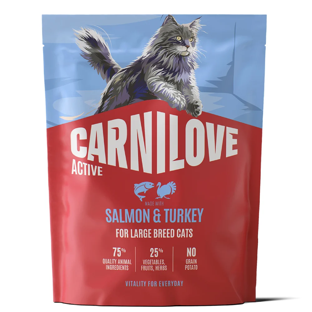 Сухий корм для котів Carnilove Active Large Breed 400 г - лосось та індичка Сухий корм для котів Carnilove Active Large Breed 400 г - лосось та індичка
