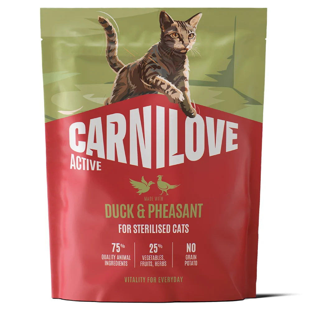 Сухий корм для котів Carnilove Active Sterilised 400 г - качка та фазан Сухий корм для котів Carnilove Active Sterilised 400 г - качка та фазан