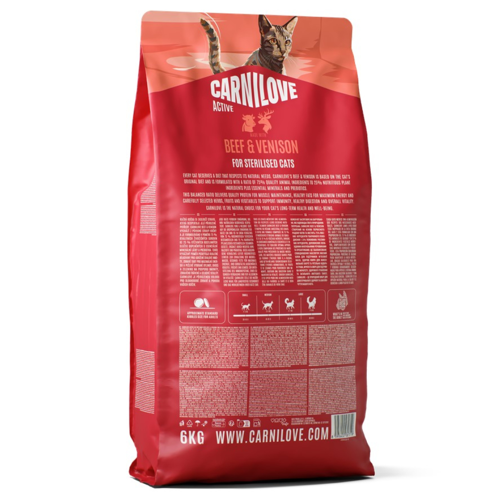 copy_Сухой корм для кошек Carnilove Active Sterilised - говядина и оленина