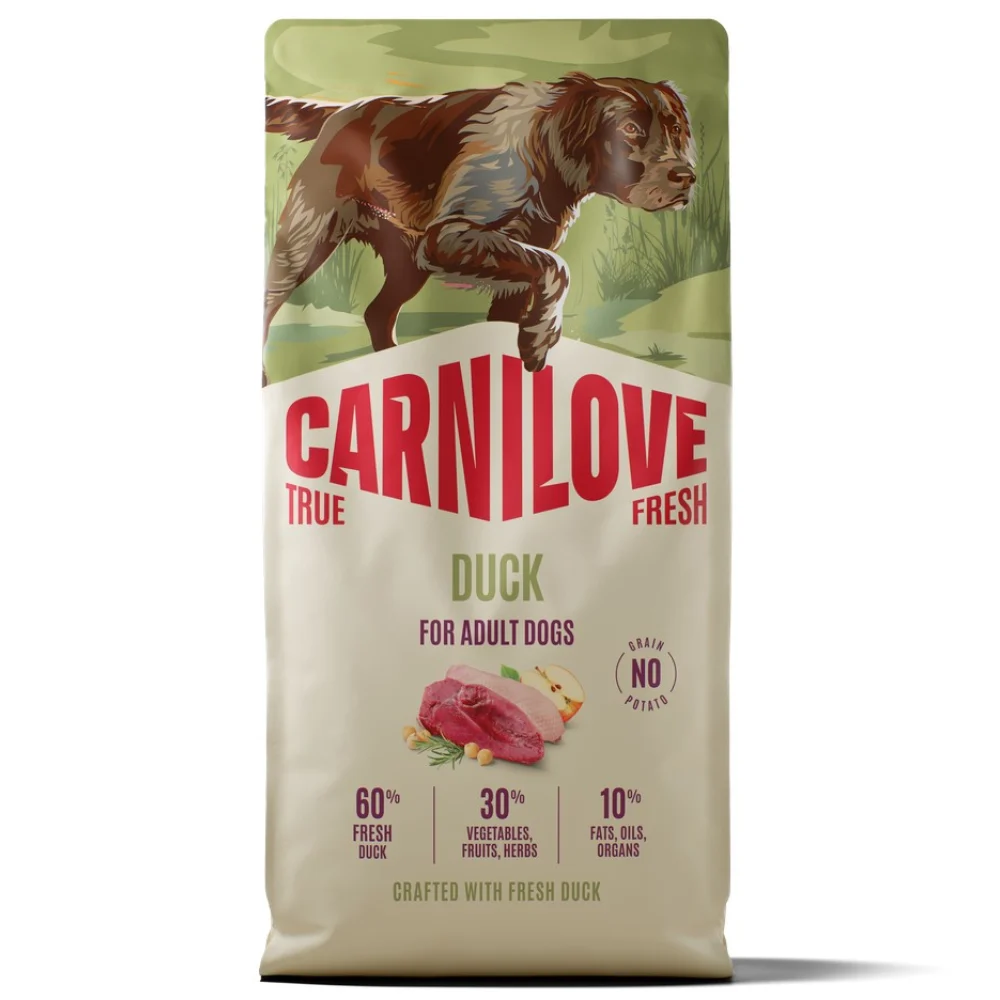 Сухой корм для собак Carnilove True Fresh Adult 12 кг - утка
