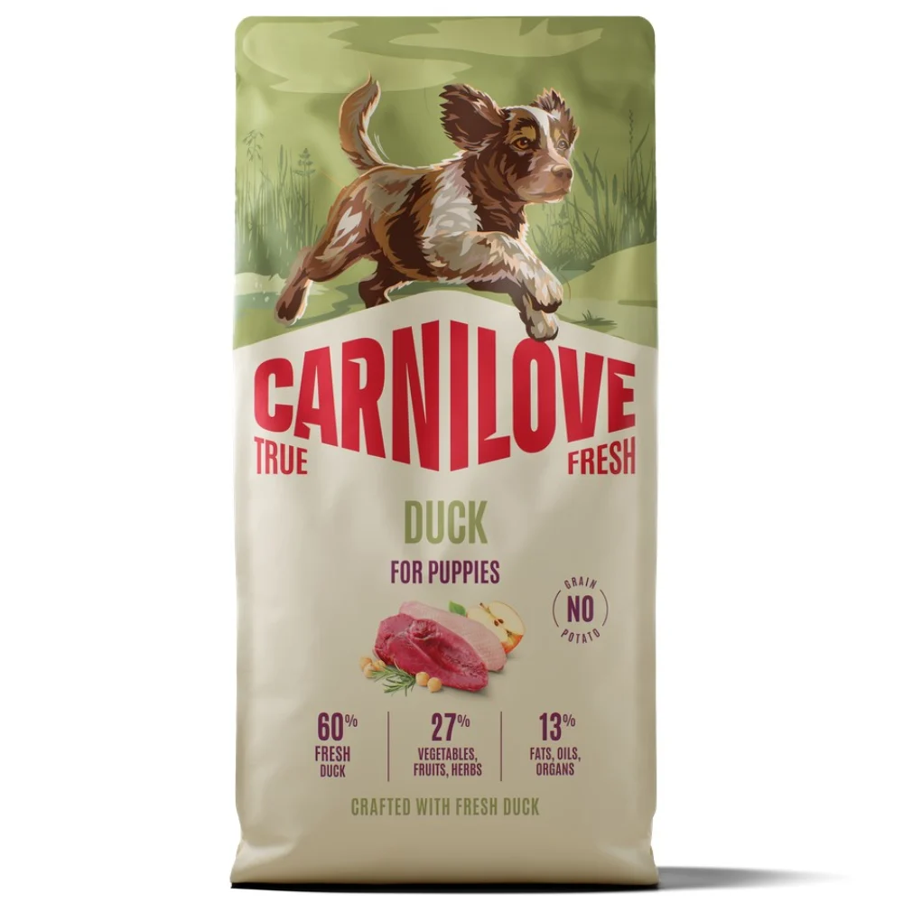 Сухий корм для цуценят Carnilove True Fresh Puppy 12 кг - качка