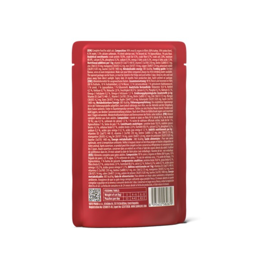 Вологий корм для котів Carnilove Adult Gravy 85 г - індичка та валеріана Вологий корм для котів Carnilove Adult Gravy 85 г - індичка та валеріана