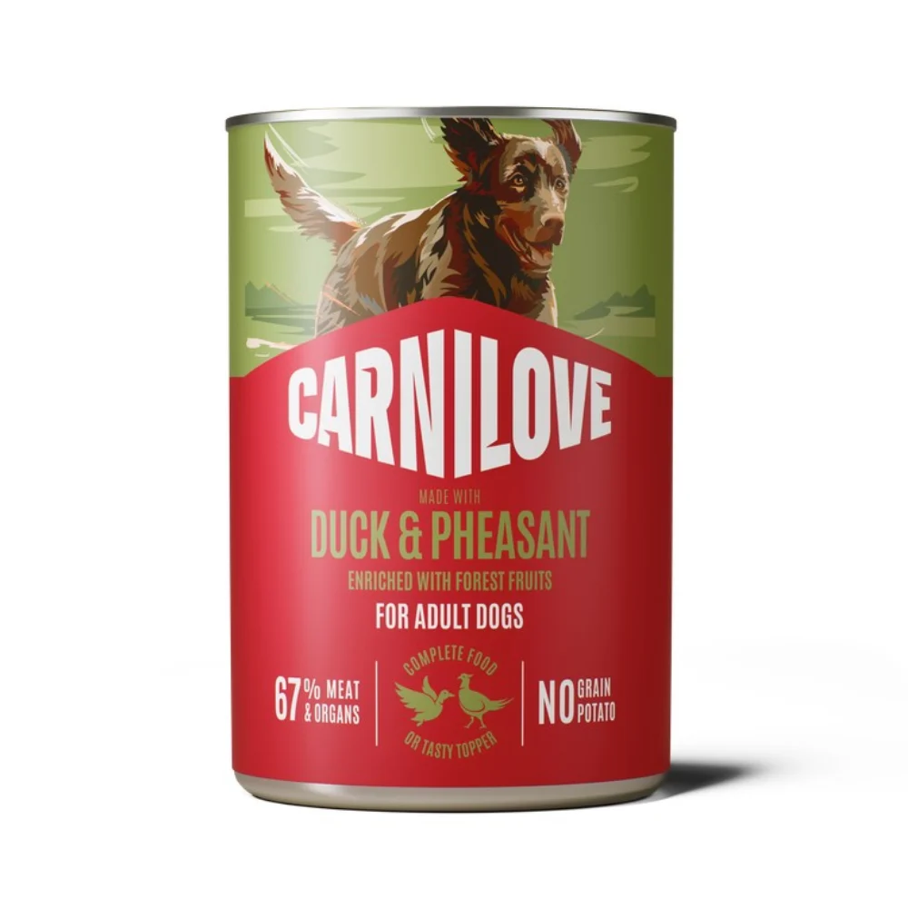Вологий корм для собак Carnilove Adult Pate 400 г - качка та фазан