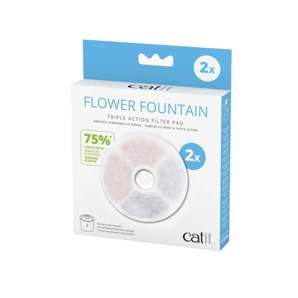 Catit 43742W змінний фільтр для поїлки 2 шт Catit 43742W змінний фільтр для поїлки 2 шт