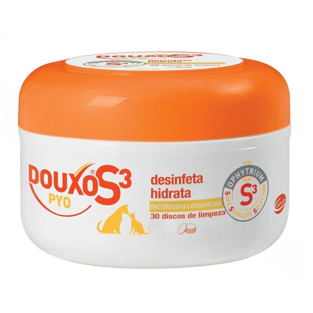 Ceva Sante Douxo S3 Pyo спонжі для шкіри собак 30 шт Ceva Sante Douxo S3 Pyo спонжі для шкіри собак 30 шт