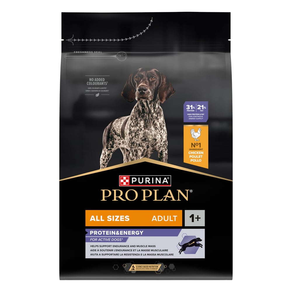 Сухий корм для собак Pro Plan Adult All Sizes Protein & Energy 3 кг - курка