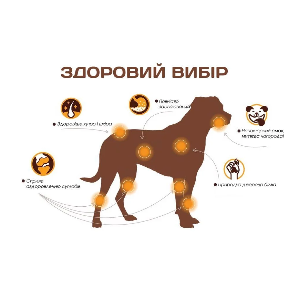 Колагенові ласощі чипси для собак Chewllagen 1 шт 30 г - яловичина Колагенові ласощі чипси для собак Chewllagen 1 шт 30 г - яловичина