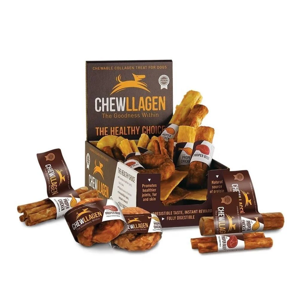 Колагенові ласощі чипси для собак Chewllagen 1 шт 30 г - яловичина Колагенові ласощі чипси для собак Chewllagen 1 шт 30 г - яловичина